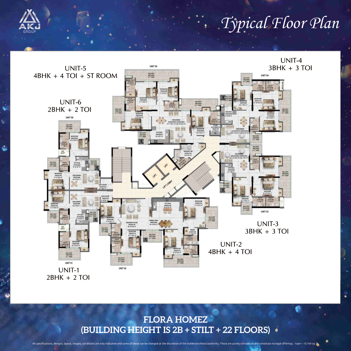 Typical floor plan